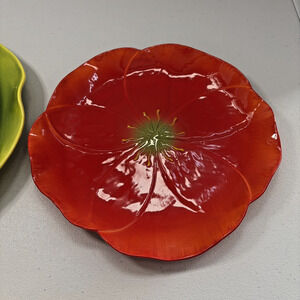 Mustardseed & Moonshine Red Poppy 10.5" Dinner Plate - New with Original Tag